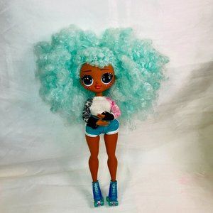LOL Surprise OMG Doll MGA Fashion Doll Aqua Curly Hair Roller Skates